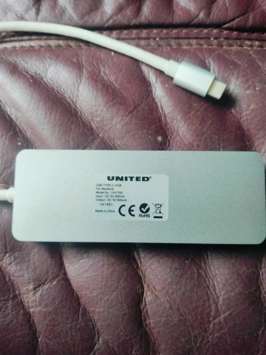 Hub USB typu C United MacBook
