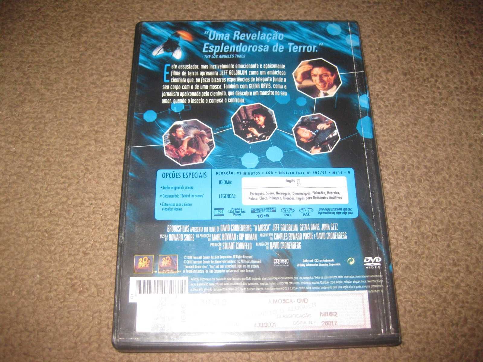 DVD "A Mosca" de David Cronenberg