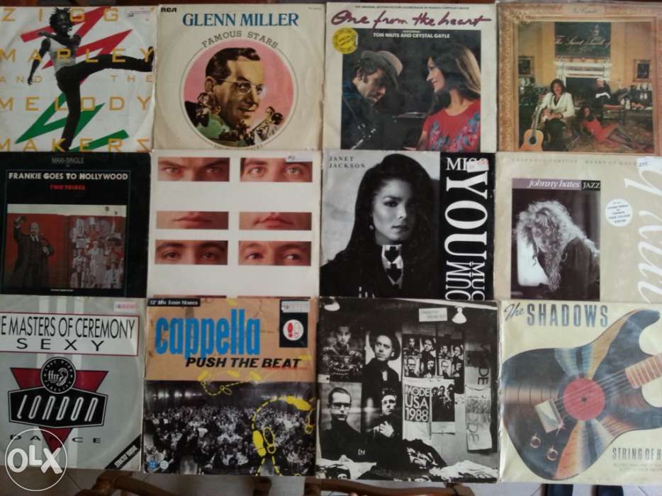 Vinil:Yellow,Taxi,Trovante,Vitorino,Amália,Carlos do Carmo,Aznavour