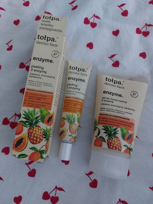 Tołpa 3 enzymy: peeling + żel do mycia twarzy [nowe]