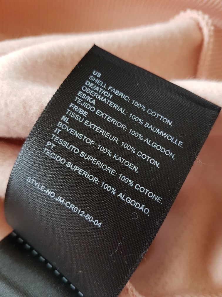 Sean John, piękna męska bluza, blado różowa, rozmiar bawełna,