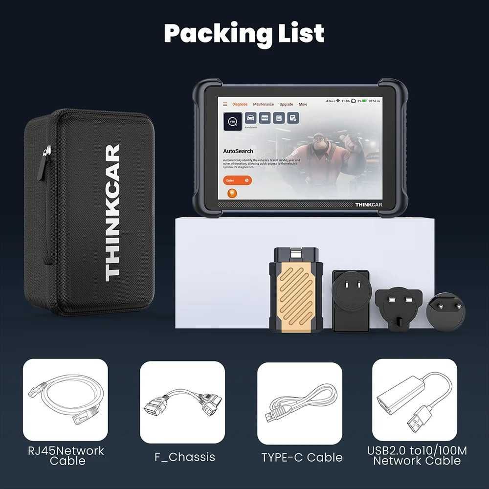 Máq. Diagnostico Auto  THINKCAR  689BT atualização grátis para sempre