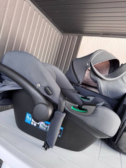 Універсальна коляска 3 в 1 CARRELLO Omega CRL-6545 Meteor Grey