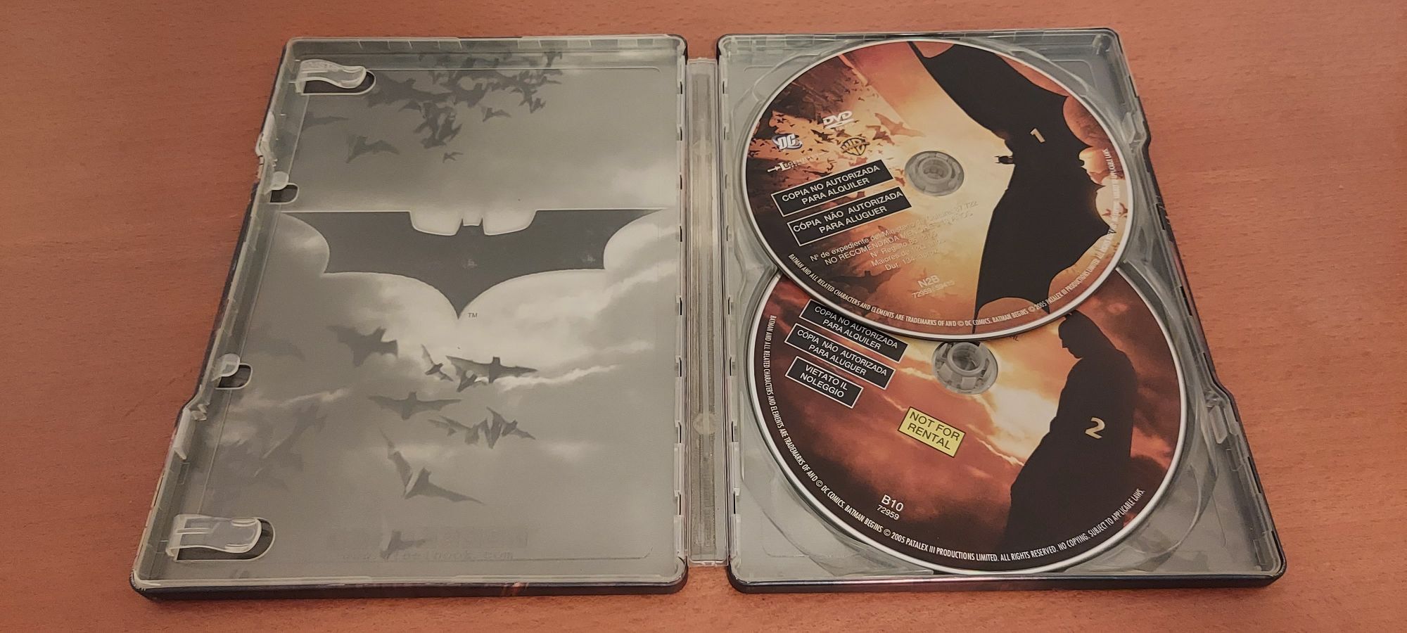 DVD batman o inicio em steelbook