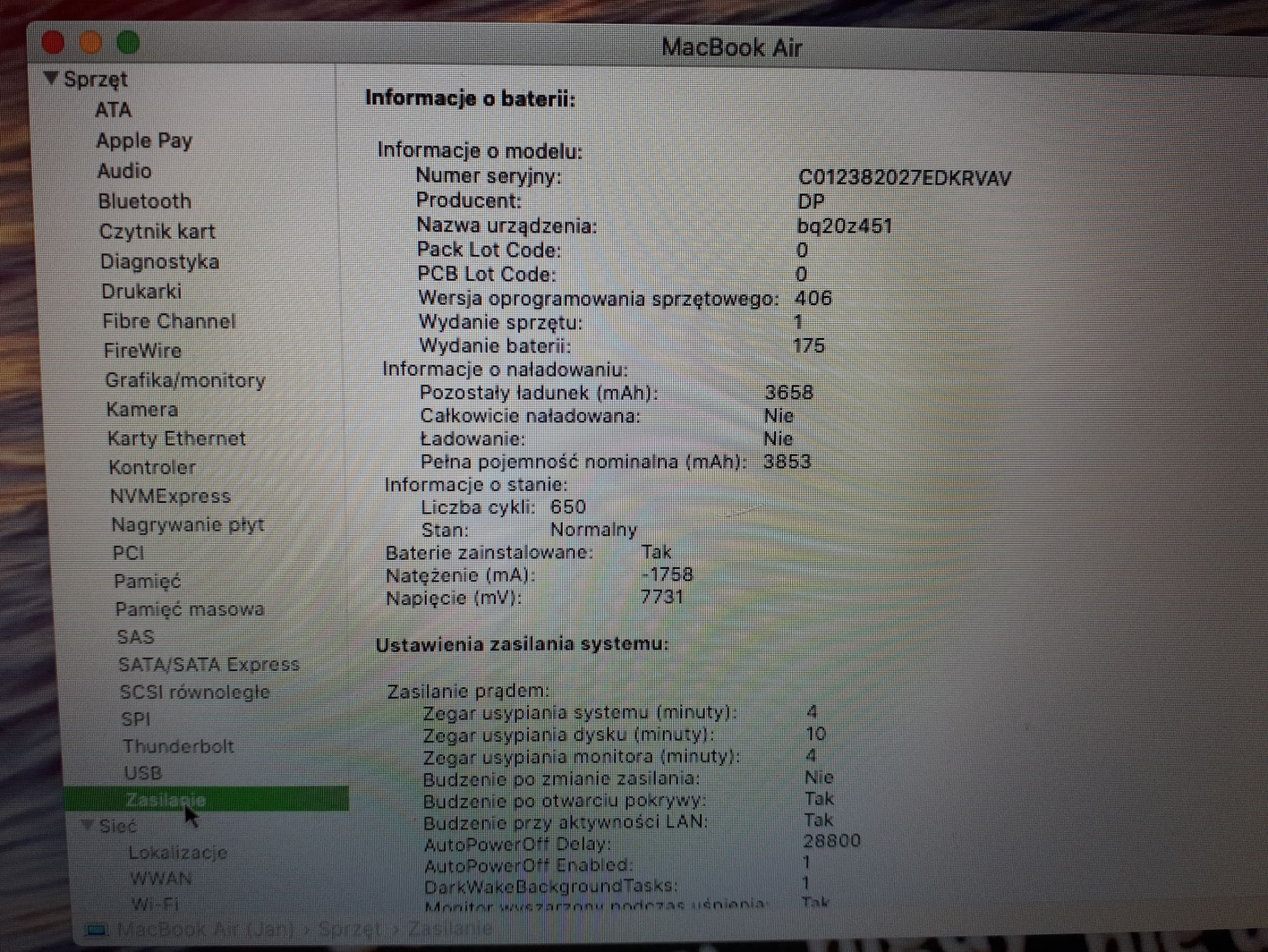 MacBook Air 11 i5 4/121GB BDB