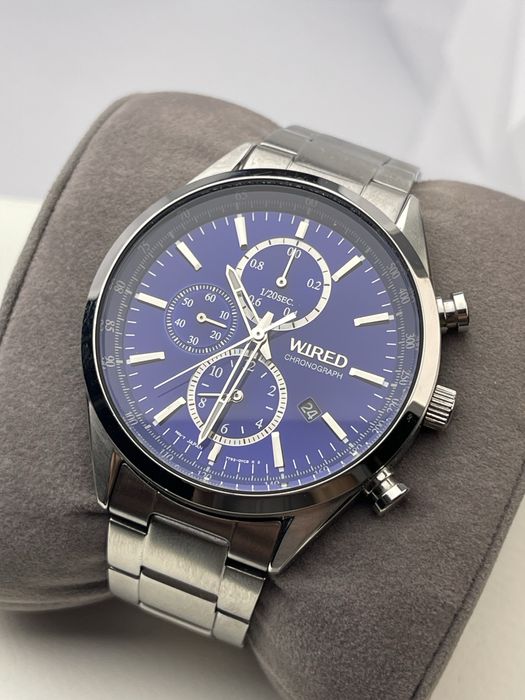 Годинник Seiko wired хронограф 42мм