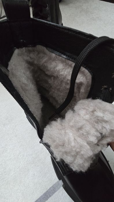 Жіночі зимові черевики, натуральна шкіра