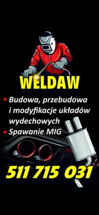 Przebudowa, modyfikacje układów wydechowych, wymiana tłumików spawanie