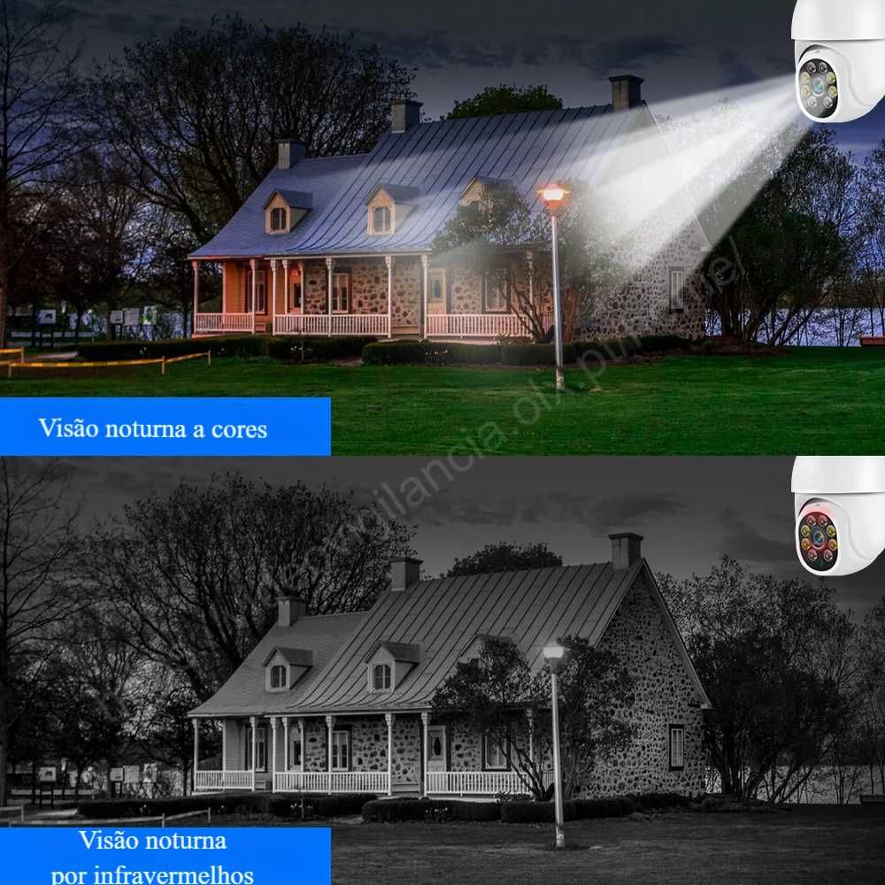 Câmara Exterior ‼️ FullHD ‼️ 5MP ‼️ Zoom Digital 5x ‼️ Visão Noturna