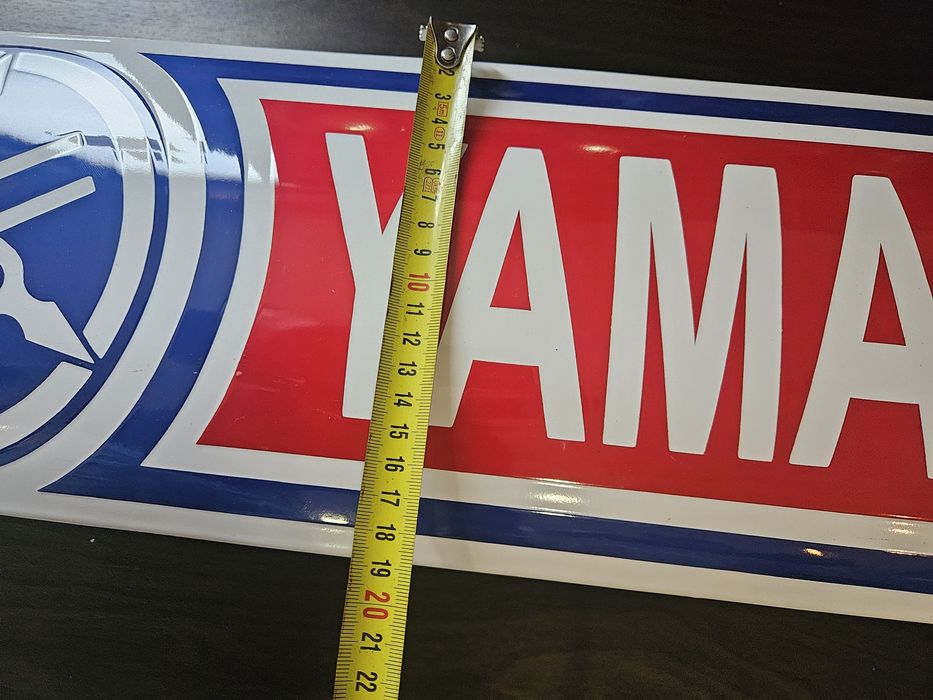 Placa esmaltada Yamaha