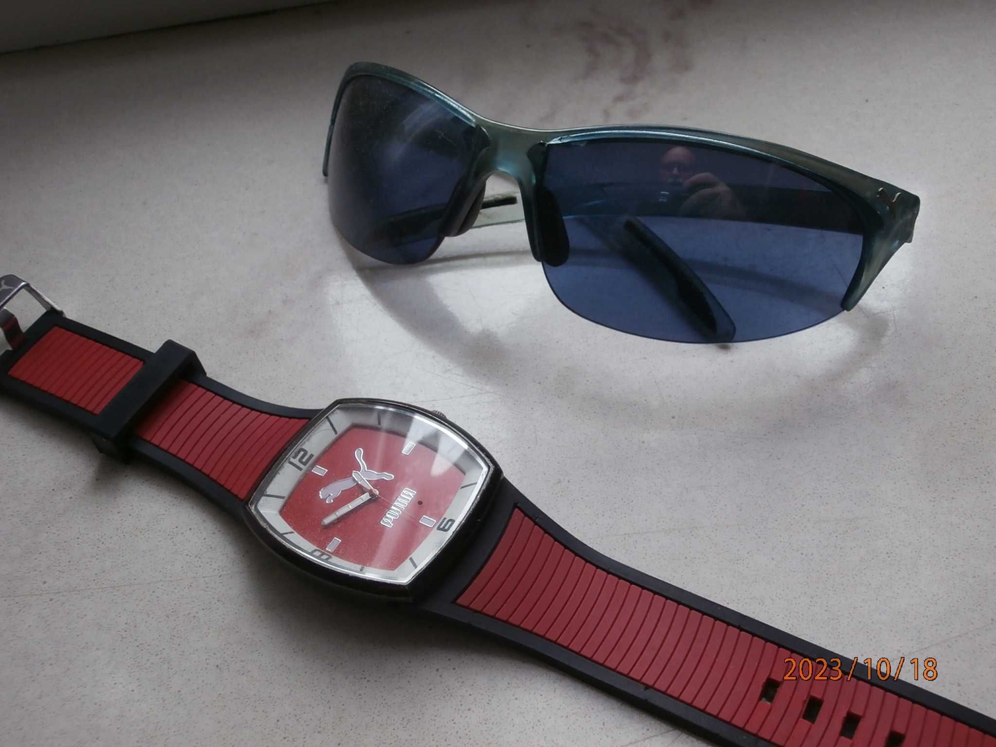 PUMA Zestaw okulary przeciw słoneczne + etui + zegarek