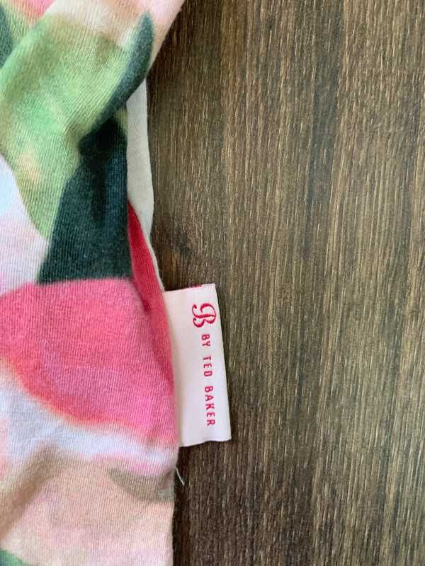 Ted Baker bieliźniany top koszulka nocna w kwiaty letnia z wiskozy S M