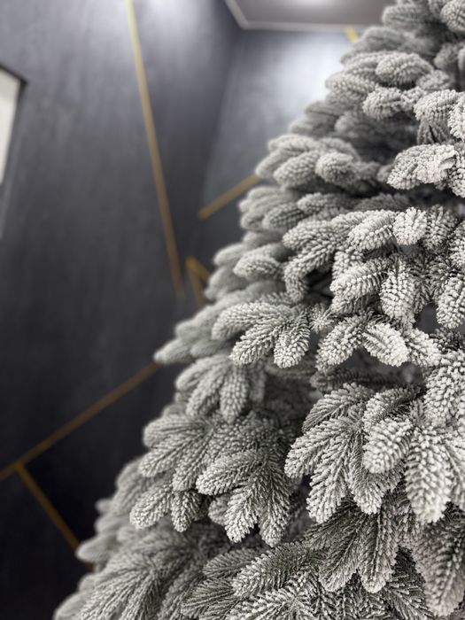 Лита засніжена ялинка Версаль ! МЕГА ГУСТА . Литі ялинки від виробника