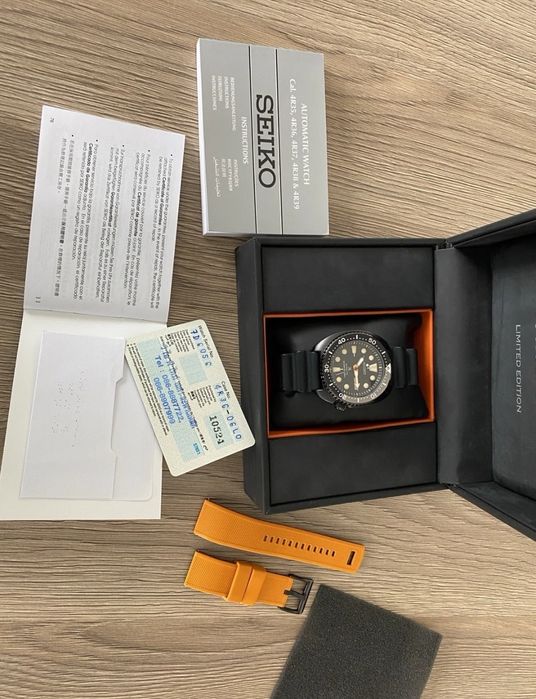 Seiko prospex men's ninja turtle (edição limitada)