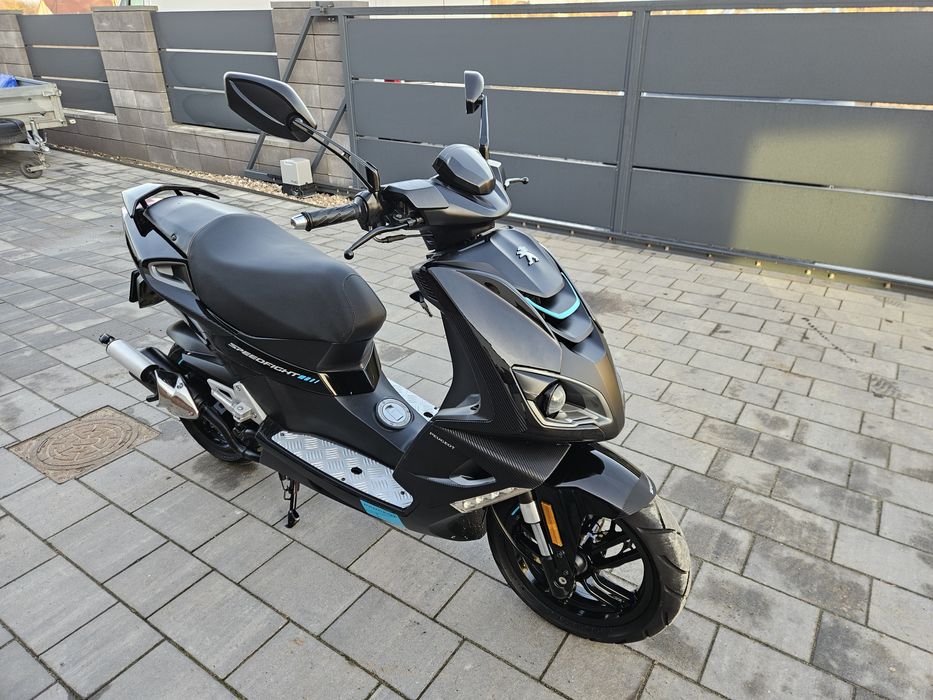 Motorower Peugeot Speedfight 4 2017 rok 2T, Transport pod dom, FILM 4k