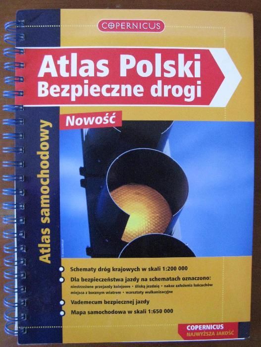 Atlas samochodowy Polski wydawnictwo Copernicus