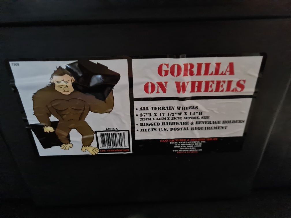 Gorilla on wheels super pojemny box loker