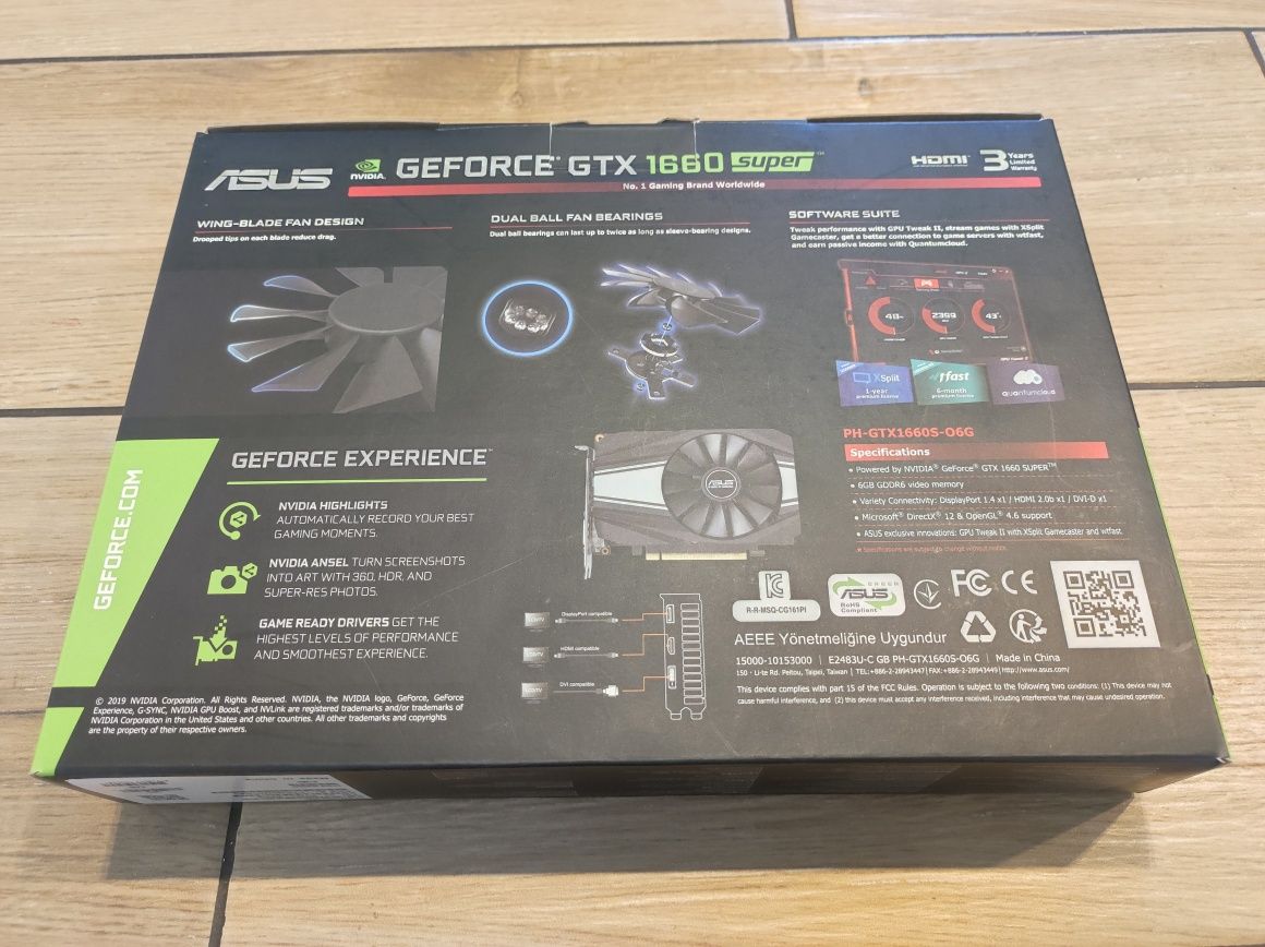 Pudełko | Asus Phoenix GTX 1660 Super
