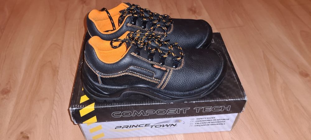 Sapatos biqueira de aço novos