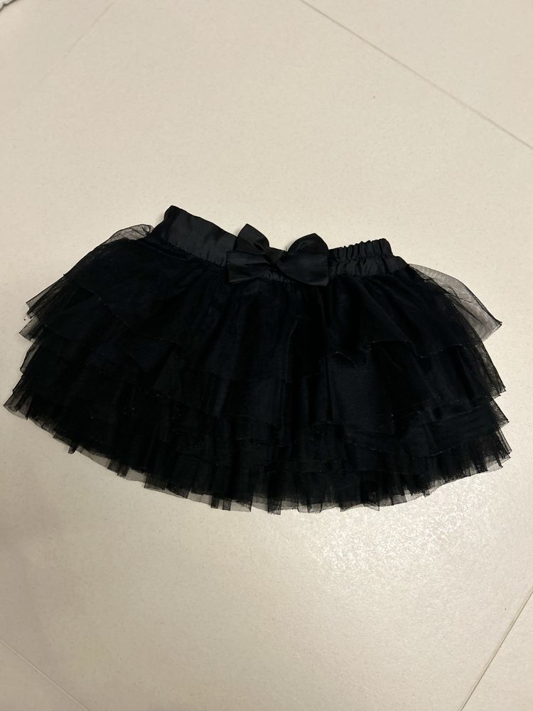 Czarna spódniczka tiulowa Minnie Mouse, 86-92