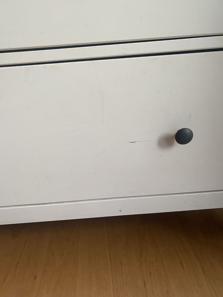 Komoda biala 3 szuflady Ikea