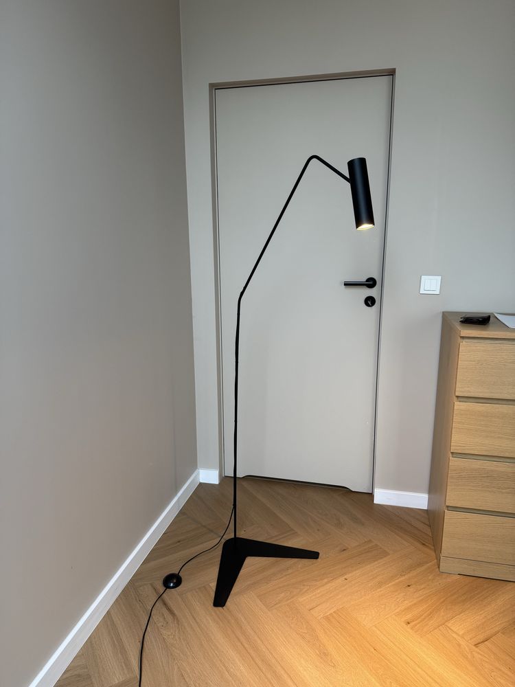 Nowodworski lampa stojąca EYE SUPER BLACK podłogowa czarna 6506