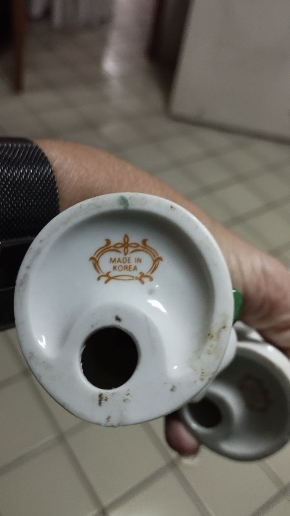 Par de bonecos em porcelana