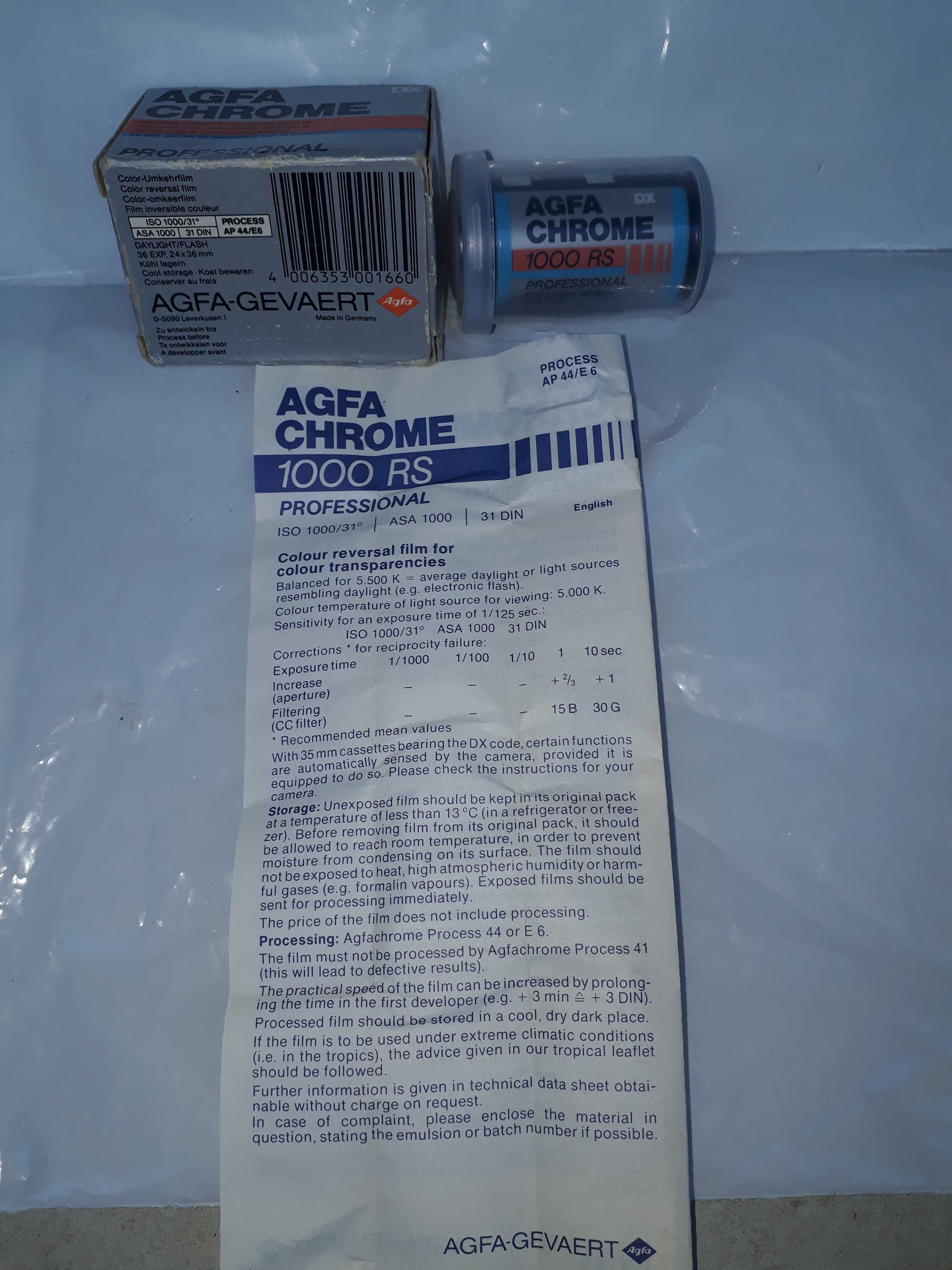 Agfachrome Professional 1000 RS DX 135 36