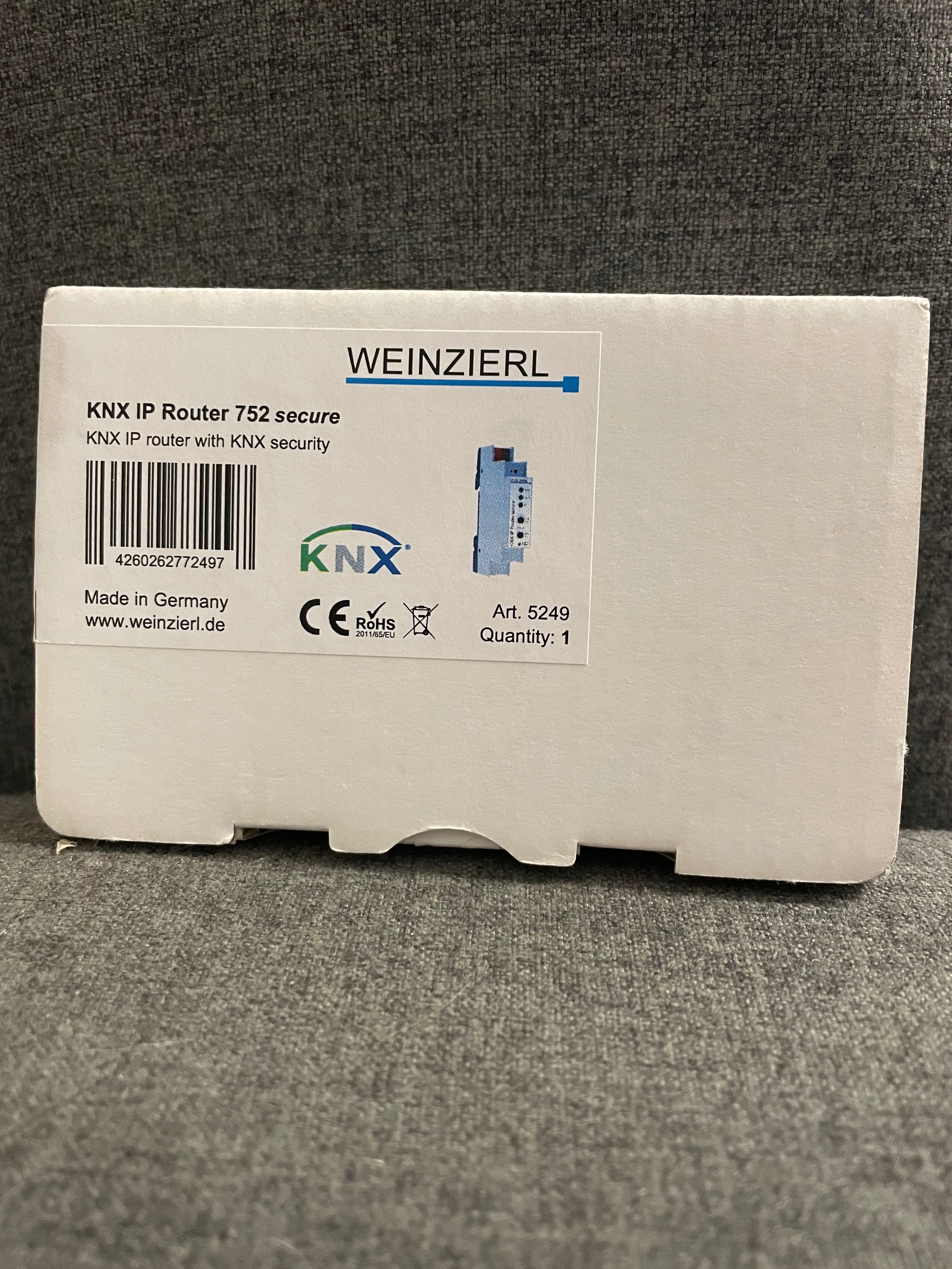 KNX IP router 752 secure nowy nie używany