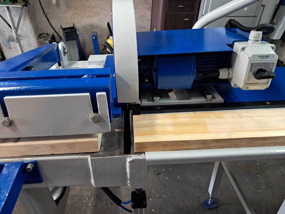 Linia do łączenia drewna GOMA KZ6 + prasa 6m, mikrowczepy