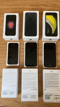 Sprzedam iPhone SE 1 generacji, iPhone 7 i iPhone  SE 2020