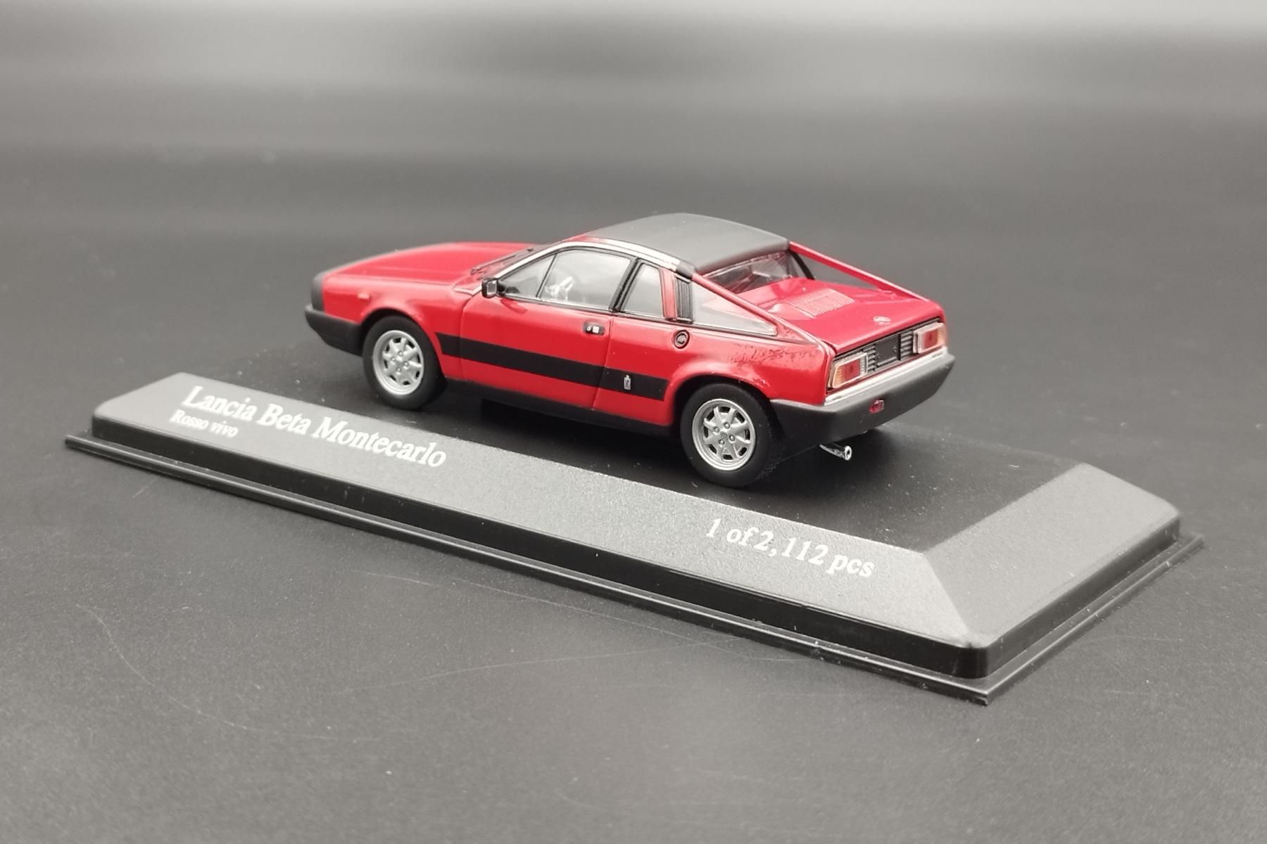 1:43 Lancia Beta Monte Carlo Coupe Red Minichamps