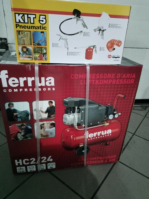 Compressor 24 litros com kit