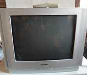 Telewizor kineskopowy Samsung 21 cali sprawny pilot w zestawie.