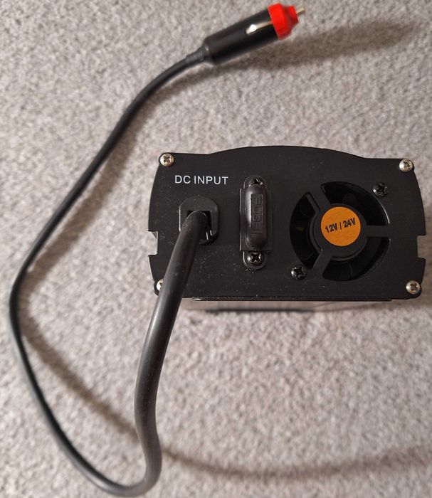 Przetwornica napięcia 12V 24V na 230V 600W zasilanie awaryjne UPS USB