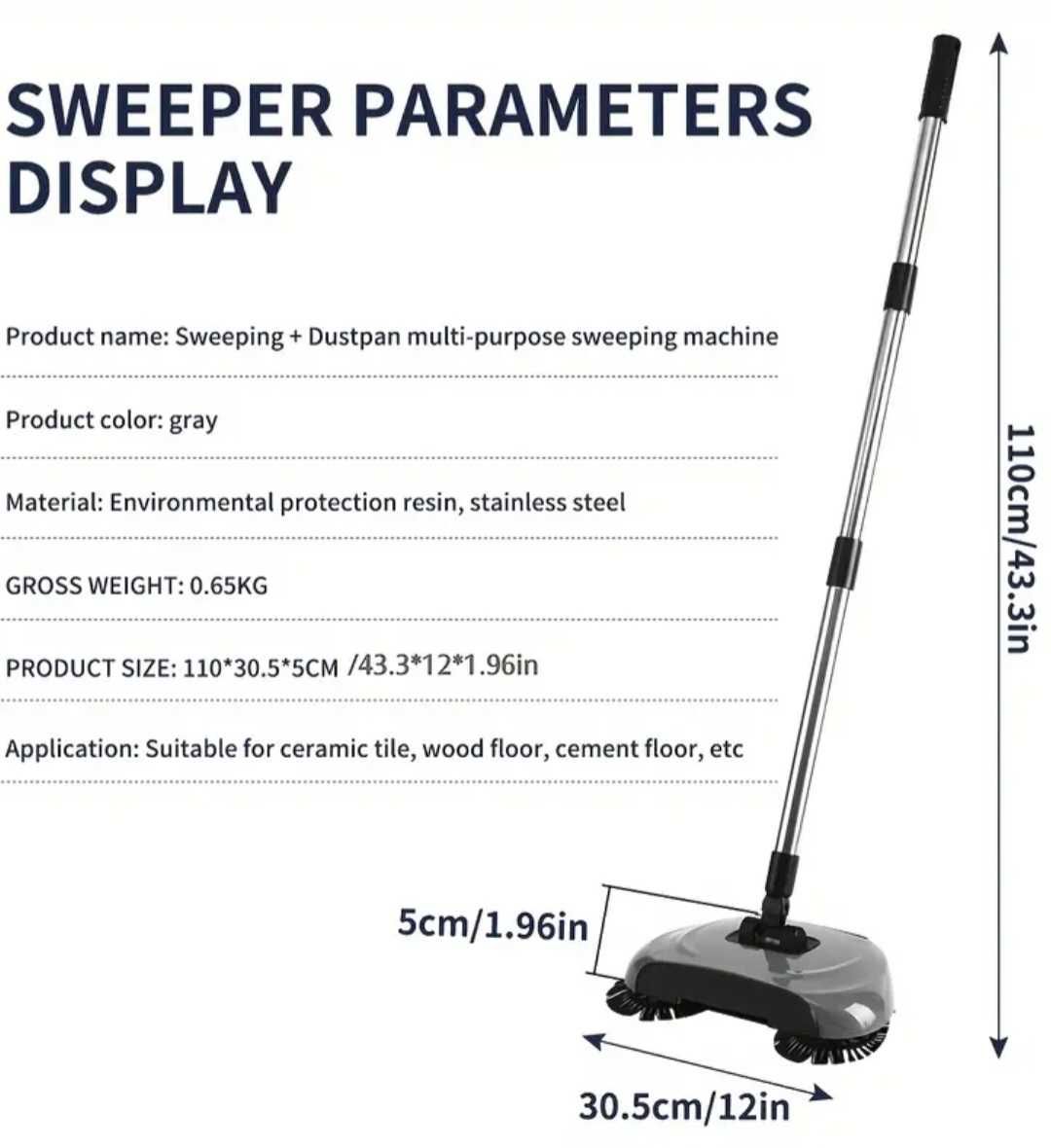 Dispositivo Multifuncional 3-em-1 Para Varrer