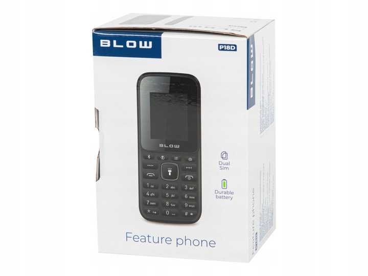 Telefon Dla Seniora Głośny Aparat Latarka Radio Dual Sim Bluetooth