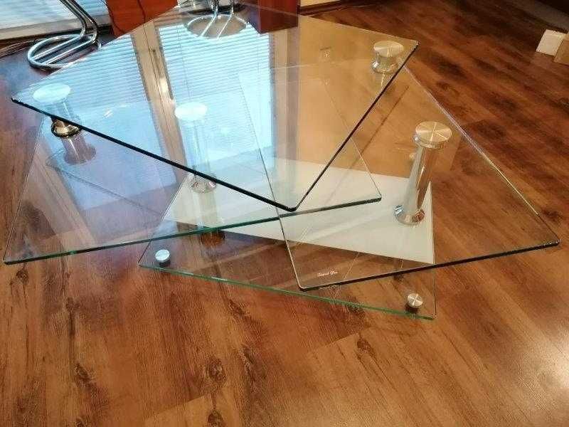 stolik szklany bankietowy