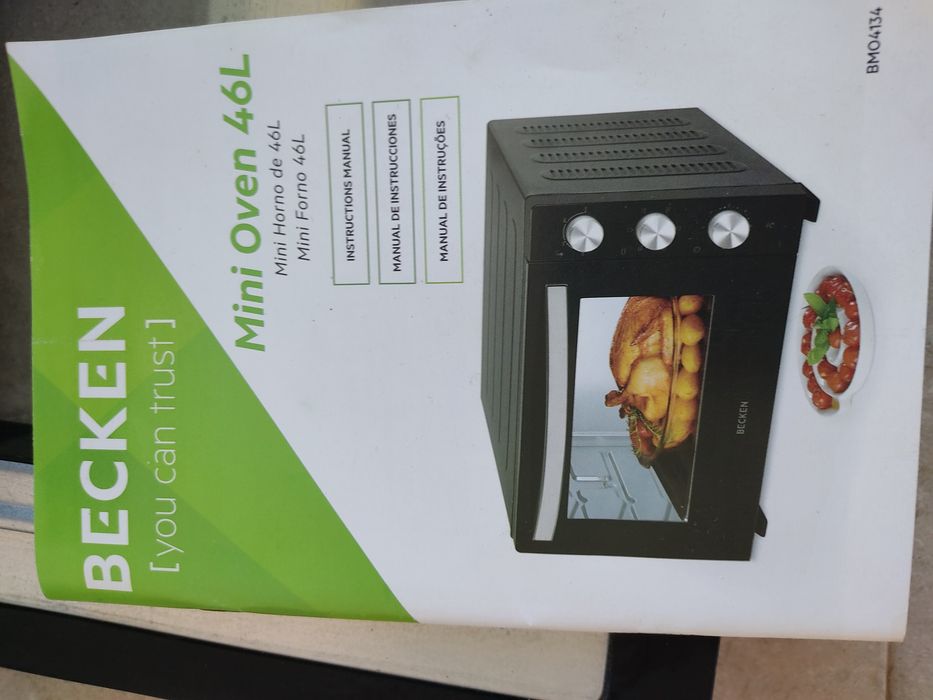 Forno Elétrico BECKEN 46L – Nunca Usado