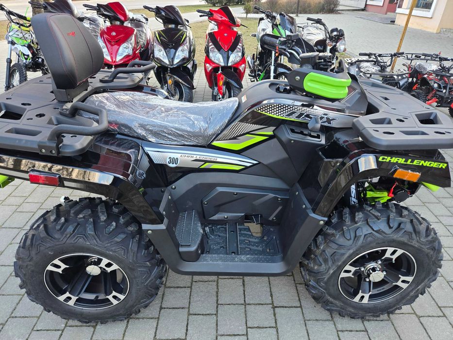 Quad Asix Challenger300cc Homolog na 2 osoby Ciecz Wyciągarka+Hak 2025