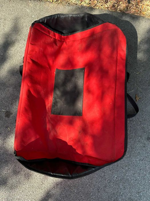 Duża torba do dostaw 70x60x32 cm – zamykana na rzepy