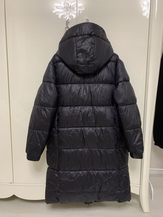 НОВЕ CK Calvin Klein L-4XL зимовий куртка пальто чорне довге пуховик