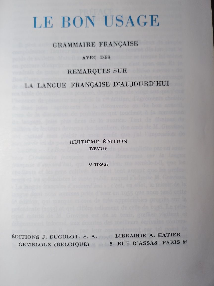 Le bon usage Morice Grevisse. Моріс Гревіс Граматика французької мови