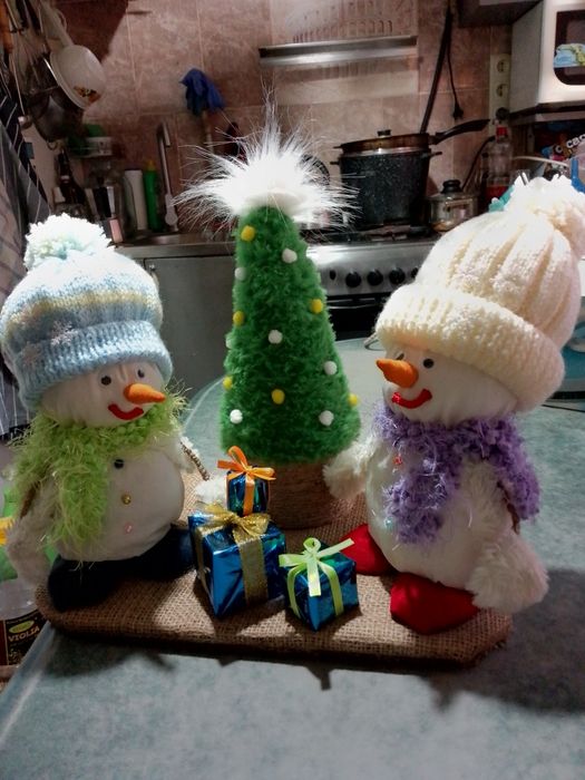 Новорічна композиція ручна робота