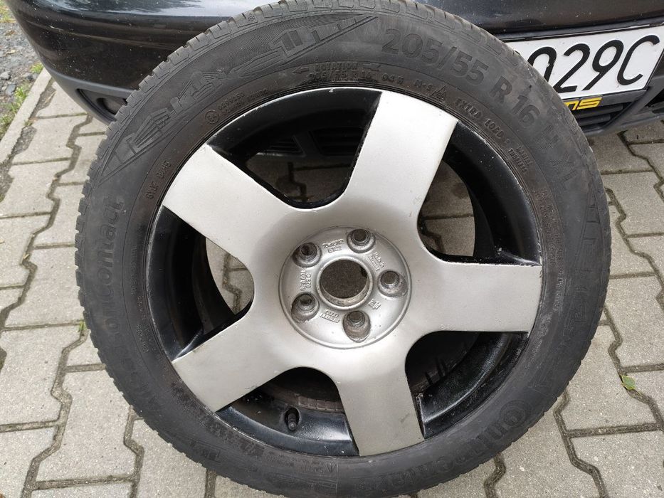 Koła 16" alufelgi 5x112 na oponach zimowychmi