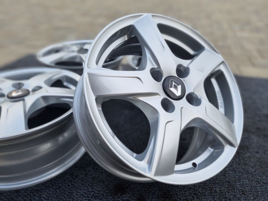 Renault 15" Alufelgi Nowe 4x100 Clio, Twingo, Captur, ZOE Modus Megane