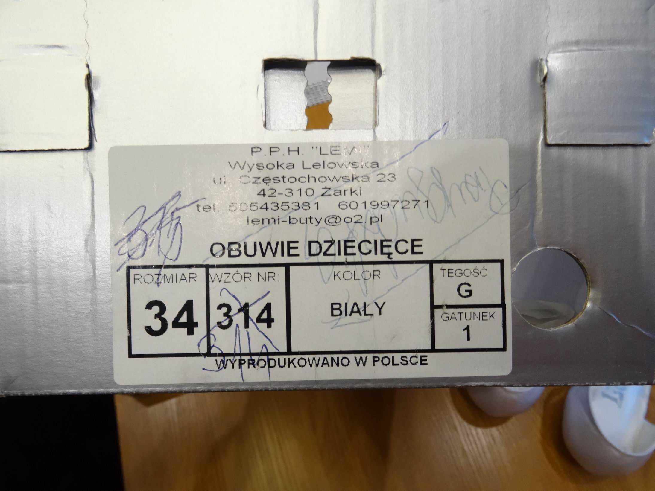 Buty komunijne dziewczęce rozm. 34