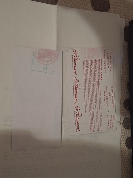 Bilhetes antigos concerto trovante simone elba ramalho