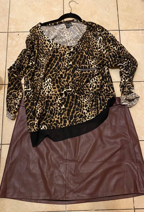 Женский Модный свитерок с принтом размер xl