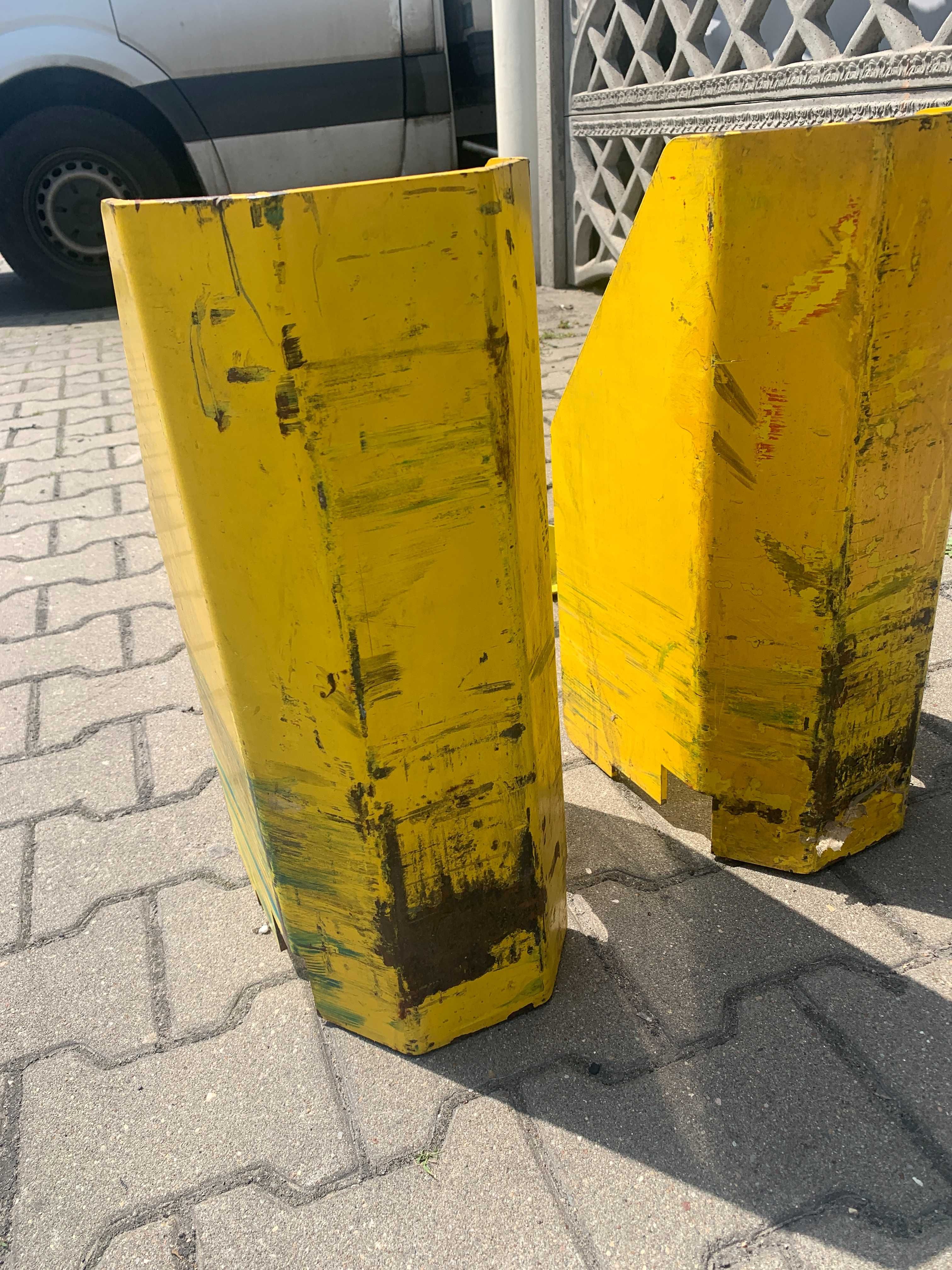 Stalowe osłony nogi regału magazynowego odbój odbojnica odbojnik